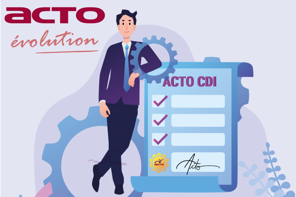 Acto Évolution CDI temps partagé